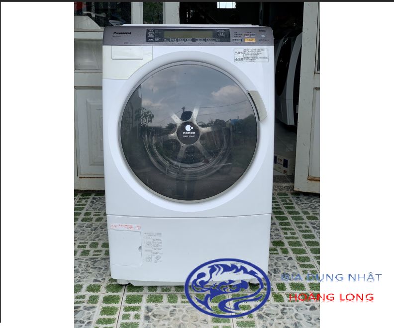 Máy giặt cũ Nhật Panasonic NA-VX7200L date 2013, giặt 9kg, sấy 6kg